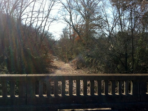 Bridge over dry creek in Linn Creek