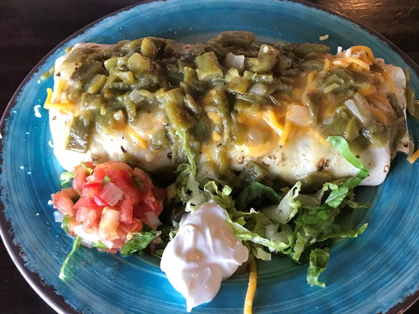 Loved the Tex Mex at Green Grilled in Yukon.This lunch portion was only $7