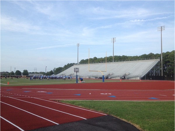 Milton Frank stadium and track for school activities in Huntsville