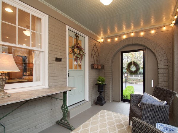 Charming and inviting porch on a Brookside Bungalow