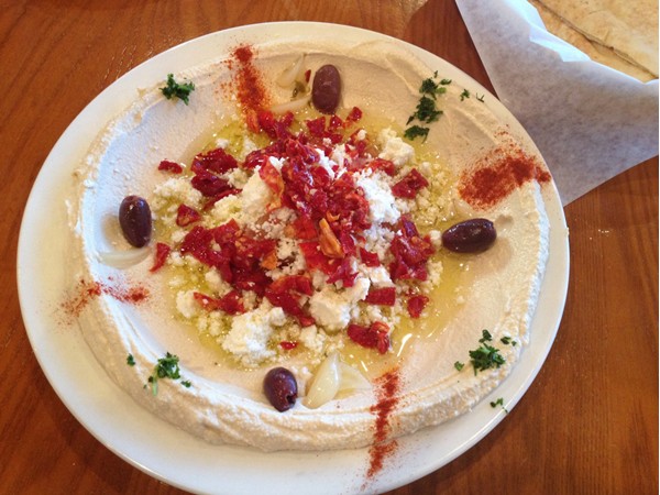 Albasha Greek and Lebanese Restaurant- Mediteranian Hummus 
