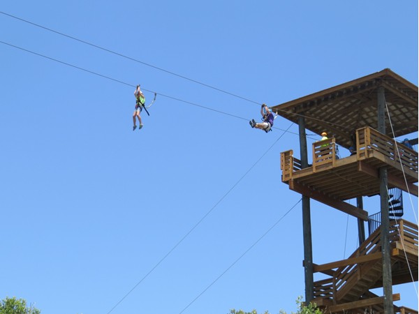 Have you Zipped today?  Gulf State Park Hummingbird Ziplines will thrill you over land, sand & sea!