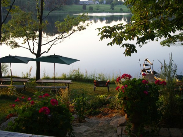 Beautiful view from home on Lake Horrell , Fenton Township 
