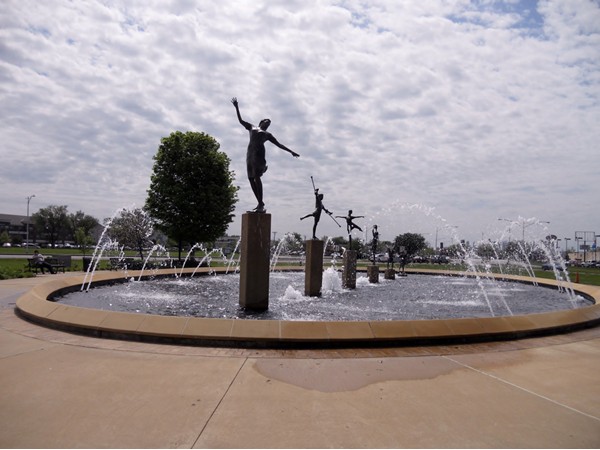 Children's Fountain Park in North Kansas City; Kansas City is knows as "The City of Fountains"