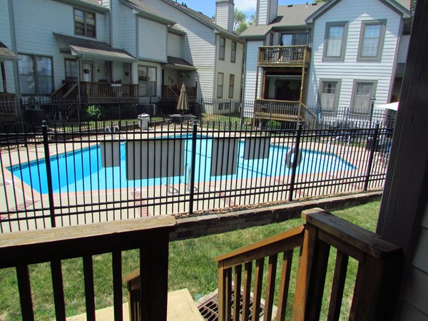 Private pool for residents
