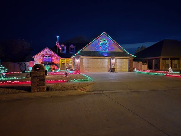 A festive home