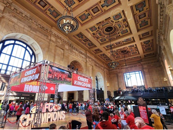 Union Station is the place to get all your Pre-Super Bowl photos