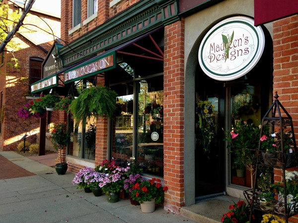 Maureen's Designs, a quaint, family-owned flower boutique in Downtown Saline 