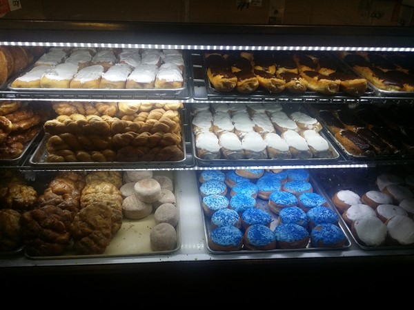 Tons of choices at Cops and Doughnuts 