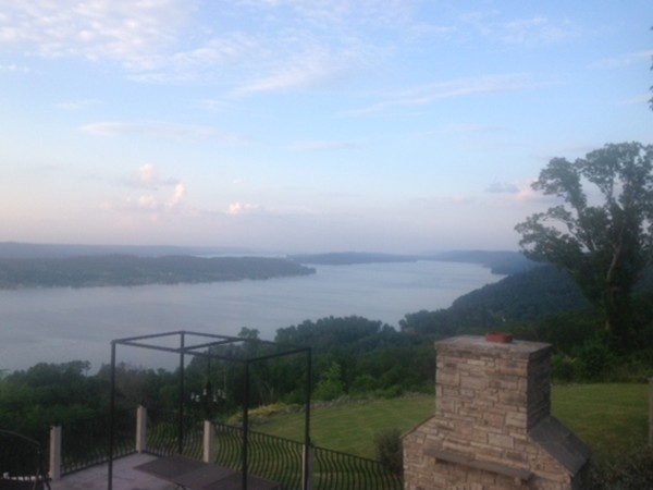 One of the beautiful views from River Pointe Subdivision in Guntersville