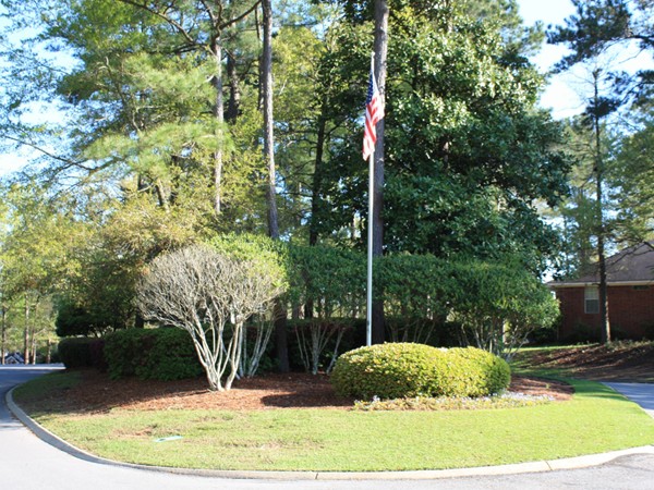 Entrance to Wakefield Subdivision in Spanish Fort Alabama. 
