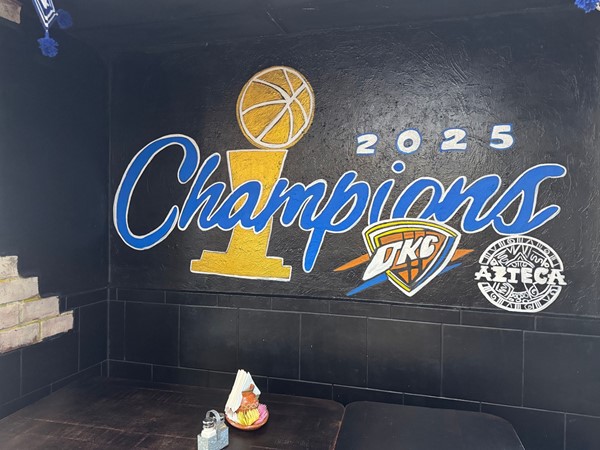 Azteca Mexican Grill is proud of the Oklahoma City Thunder!