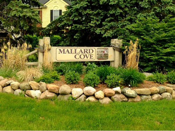 Mallard Cove main entrance off of Textile Road