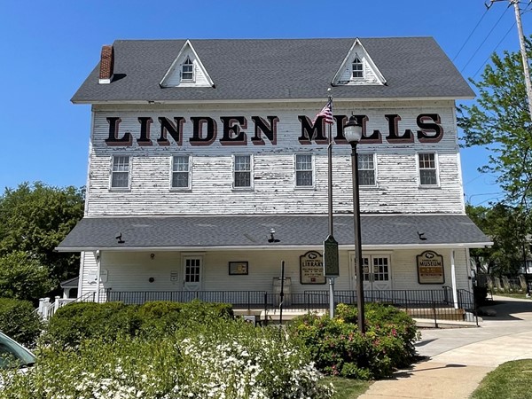 Built in 1850, Linden Mills in downtown Linden is now a history museum