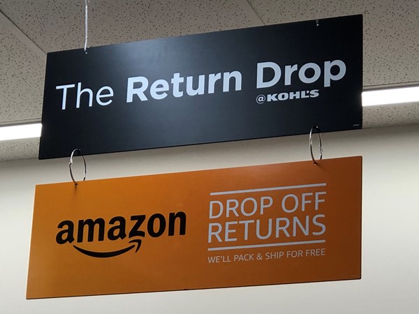 Great place to drop off your Amazon returns…and you always get a Kohl’s coupon!