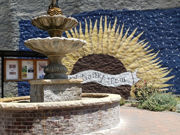 Fountain in Downtown Garnett