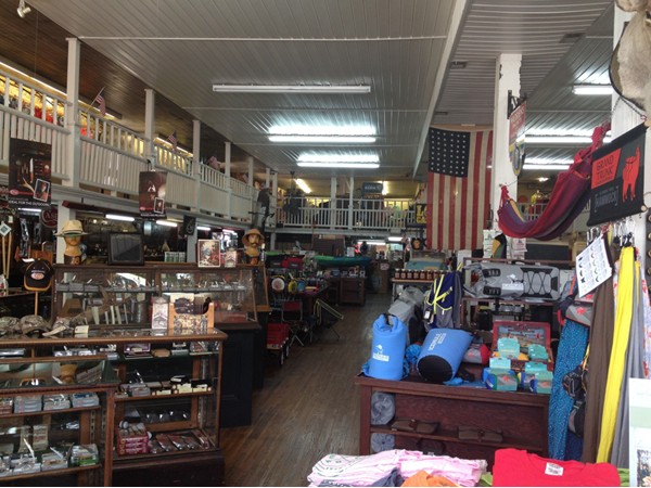 Inside U. G. Mercantile in downtown Athens
