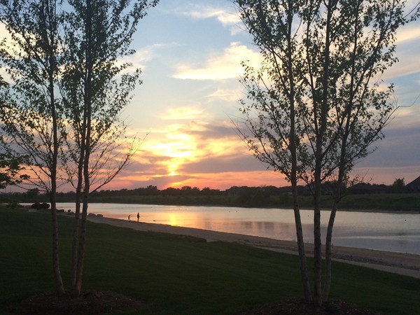 Beautiful sunset at Mystic Lakes 