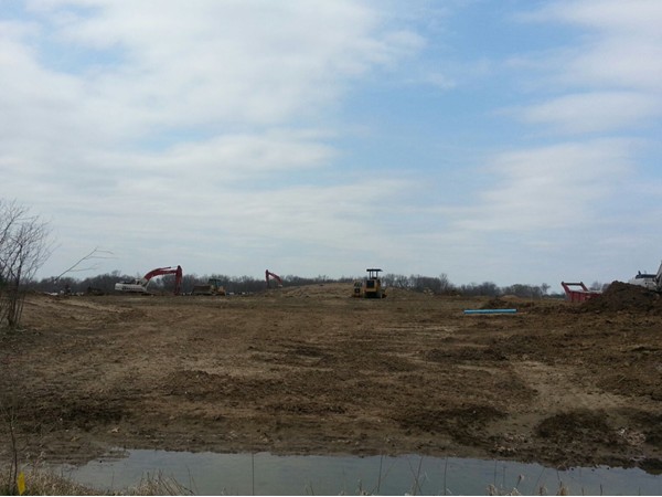 Progress of Lost Lakes home community as of Apr 22, 2014