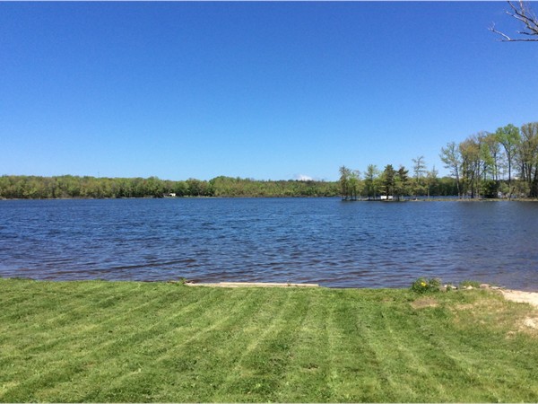 Great 90 acre lake in Coloma Michigan