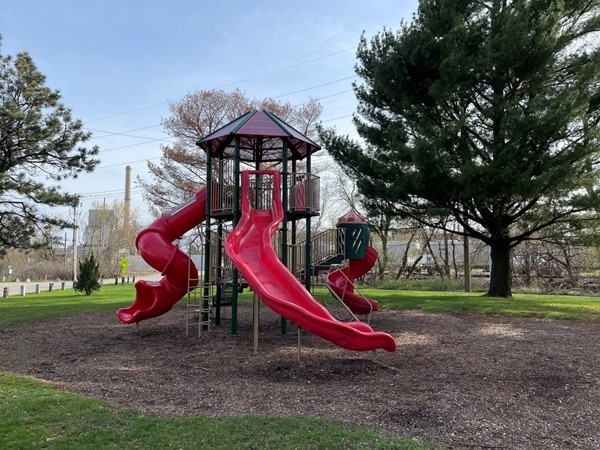 Cozy playground at Washington Park in Cedar Falls