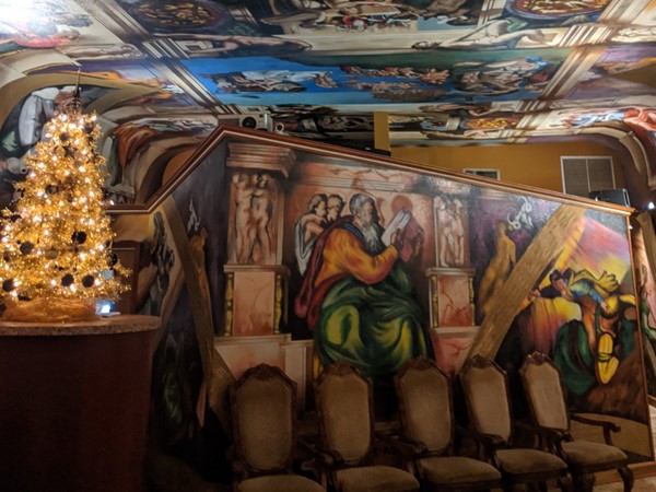 Cappella Magna is a replica of the Sistine Chapel