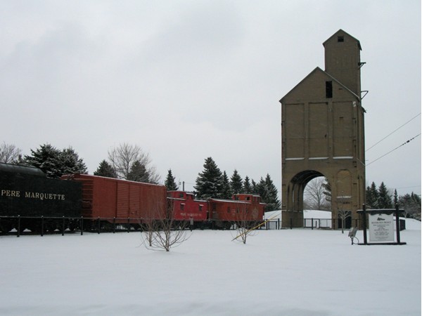 Historic Coal Tipple in downtown Grand Haven