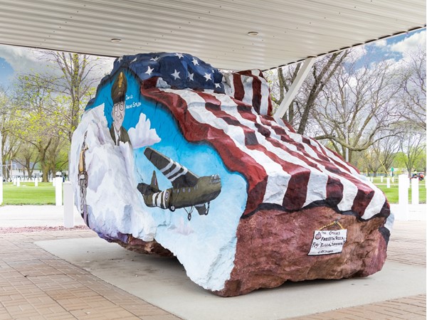 Freedom Rock at the Monona County Veterans Memorial Museum 