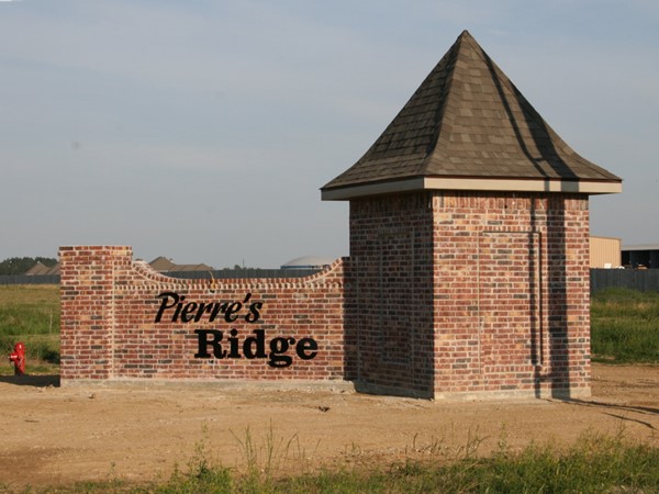 Pierre's Ridge is South Lake Charles newest subdivision