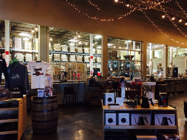 Get your last minute gifts at the Roasterie and, while there, tour their coffee roasting factory