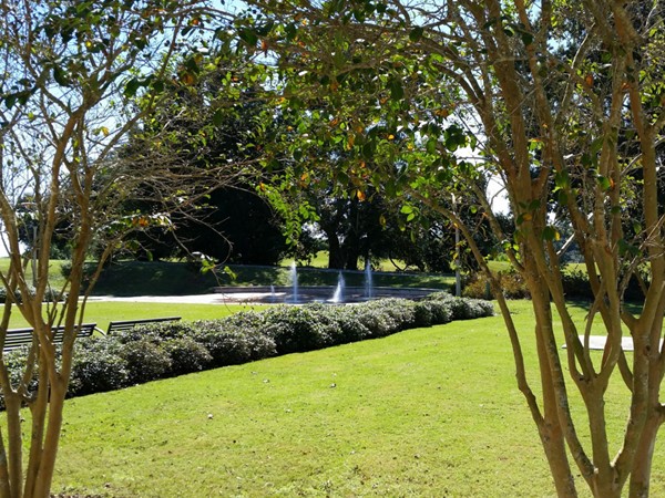 Beautiful grounds of City Park near Steele Place