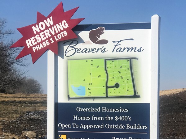 Beaver's Farms subdivision is currently under construction in Western Shawnee