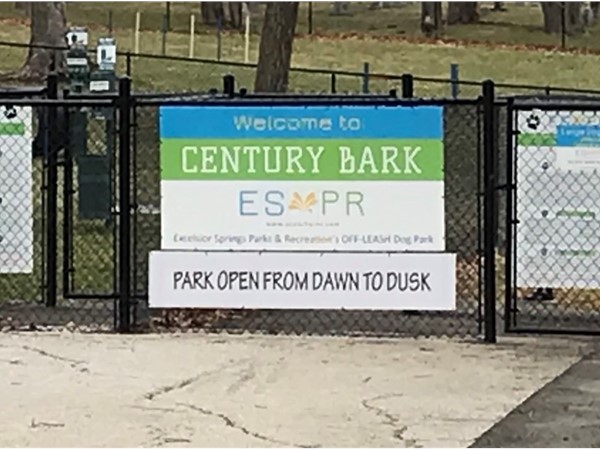 Century Bark Park has double gated entrance for safety