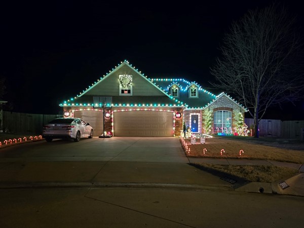 A festive home