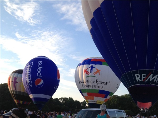 Hot Air Balloon Festival at Point Mallard Park in Decatur, Alabama