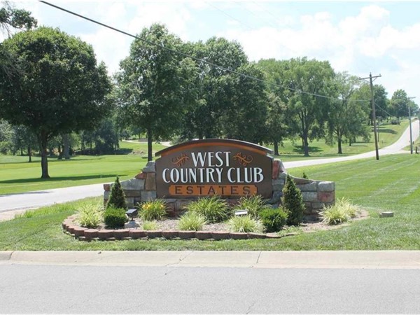 West Country Club Estates is just west of Sedalia city limits across from the country club 