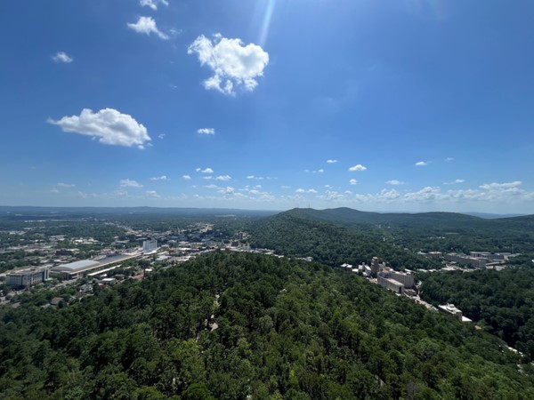 View from the tower over Hot Springs