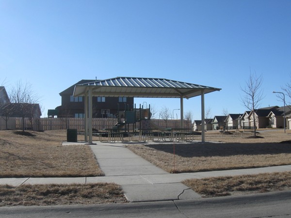 Neighborhood Park in Sagewood Subdivision in Omaha, Nebraska