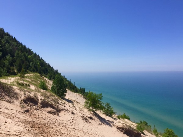 Baldy Dune view at Arcadia Dunes trails; just one more reason to live in northern Michigan