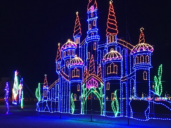 A spectacular Christmas display at Jones Park
