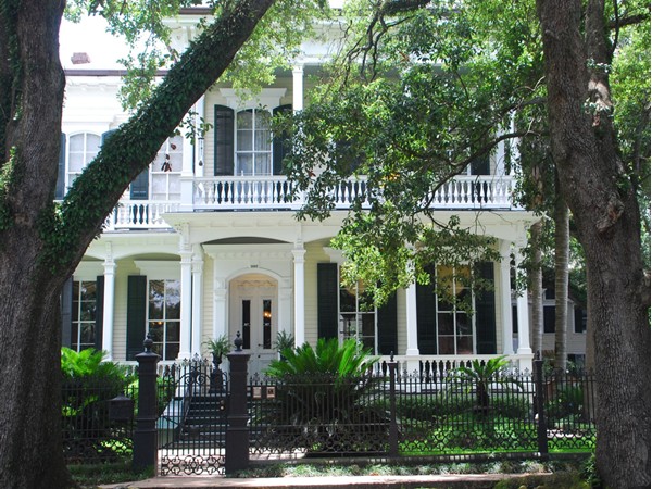 The Garden District features beautiful homes
