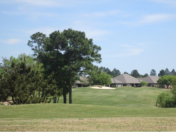 Homes along one of the fairways in the master development of Glen Lakes on CR 20 in Foley.