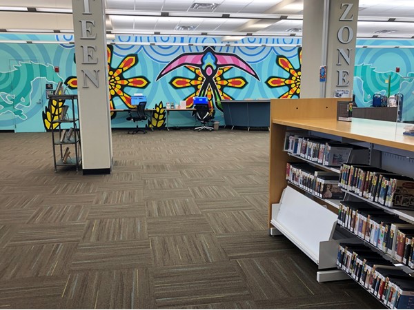 Mustang Public Library’s inviting Teen Zone