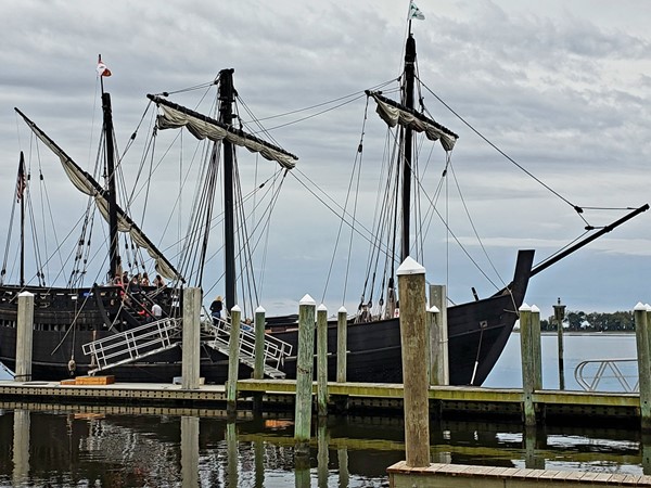 The ships of Columbus, the Pinta and Nina, "discovered" Biloxi and the Mississippi Gulf Coast