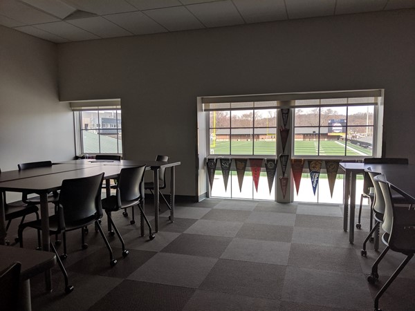 Classroom with a view at North Kansas City High School