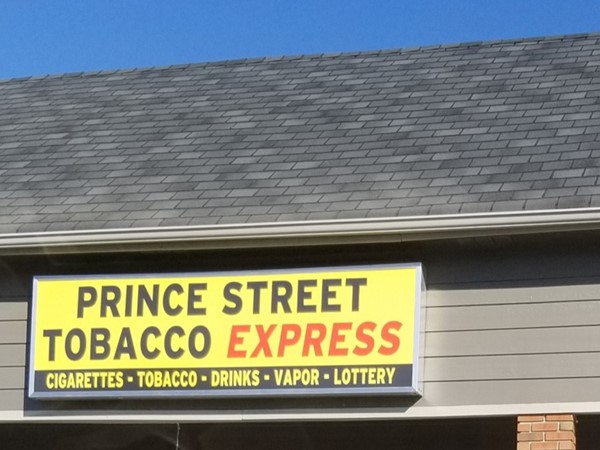 Prince Street Tobacco Express for all your tobacco needs