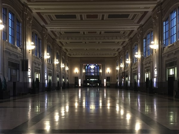Interior of the historic Union Station