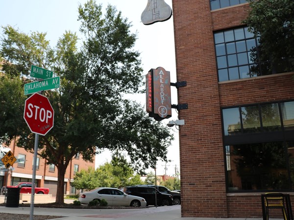 Need a quick coffee in Bricktown? All About Cha is at the corner of Oklahoma and Main Street 