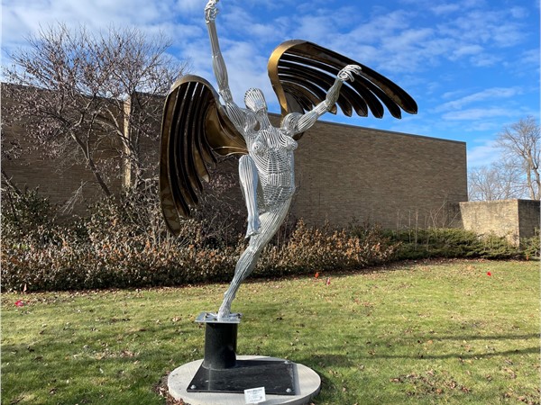 "Fully Realized" by Jack Howard-Potter - Sculpture in Downtown Fenton