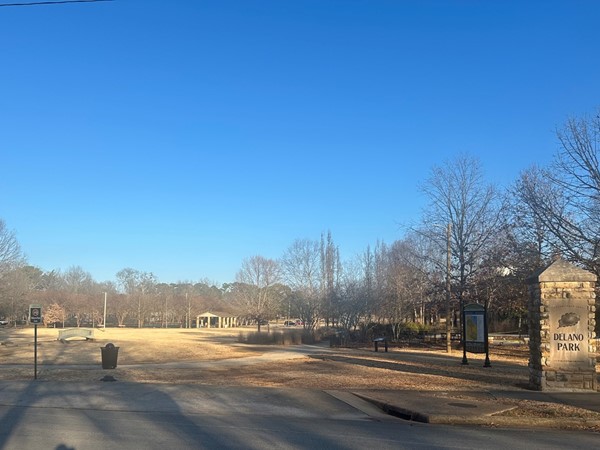 A beloved green space with recreational spaces, a pavilion, and many walking trails